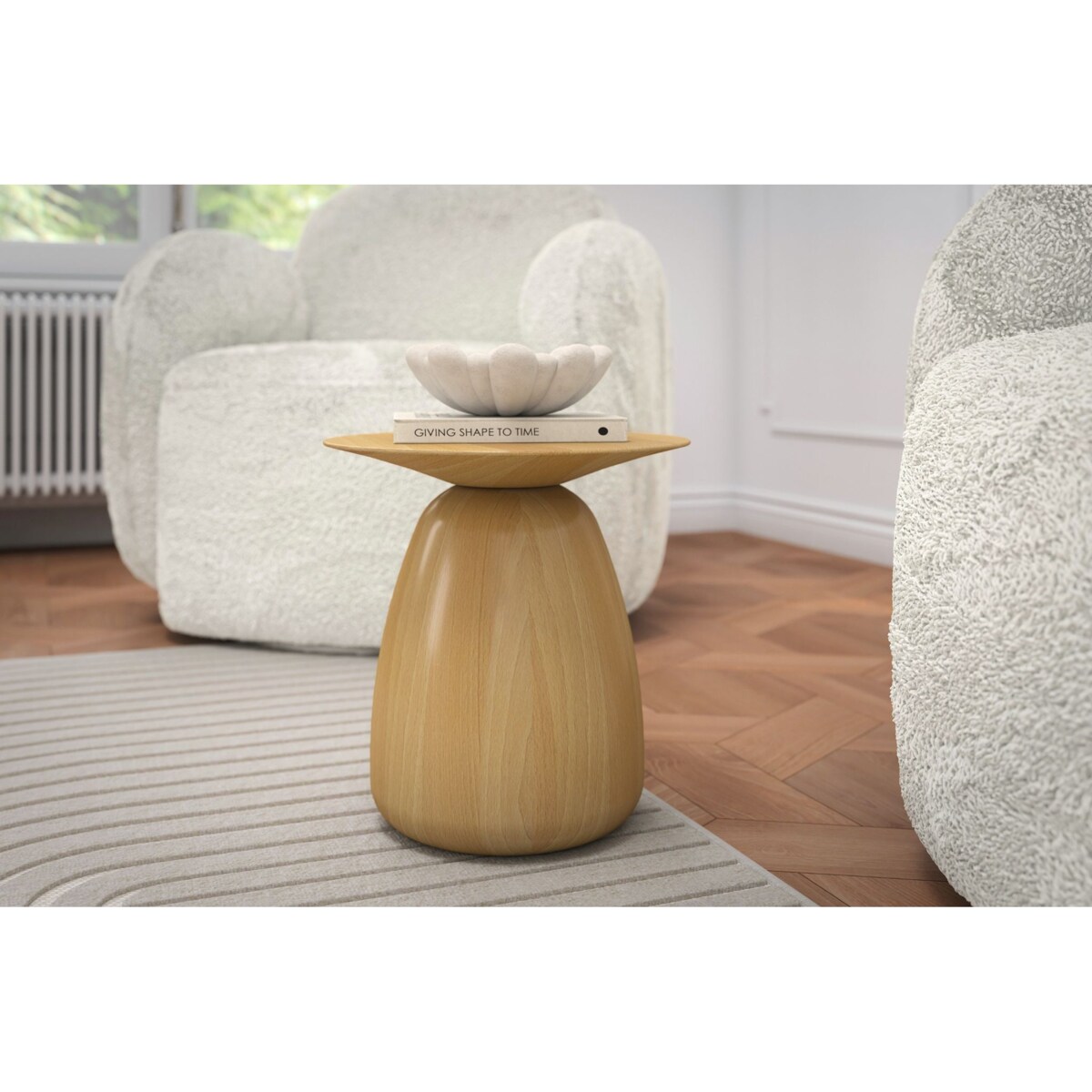 Stolik drewniany różne kolory Baobab 34, lakier naturalny