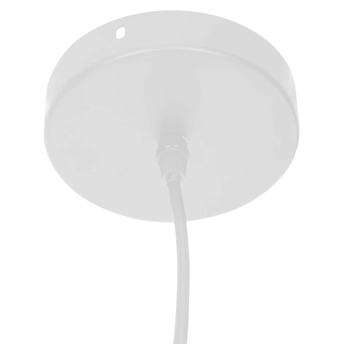 Lampa wisząca plecionka Tery, Ø 57 cm, kolor beżowy, metal