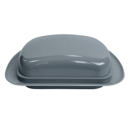 Maselniczka z Przykryciem maselnica Szara Pojemnik na masło z Pokrywką