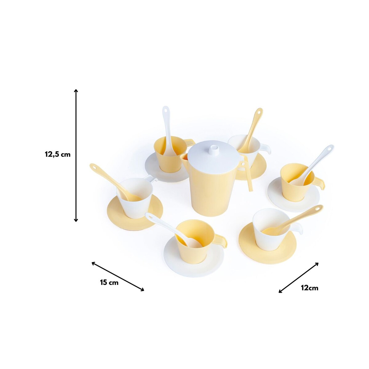 Słoneczny Poranek Serwis kawowy 19 el.