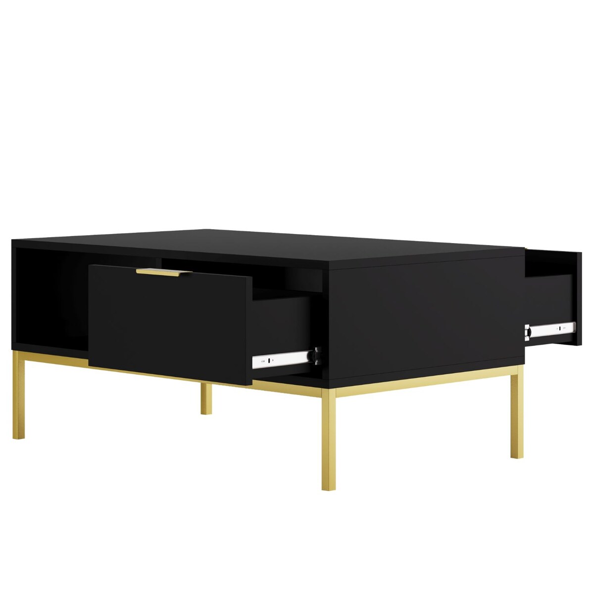 Stolik kawowy Austin 100 czarny & złoty