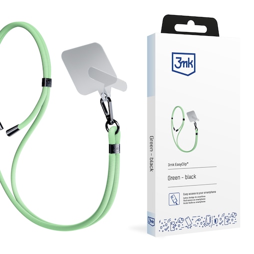 Smycz do telefonu - 3mk EasyClip Green