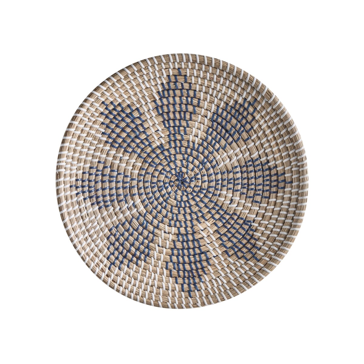 Zestaw 5 dekoracji ściennych z trawy morskiej wielokolorowy SONLA