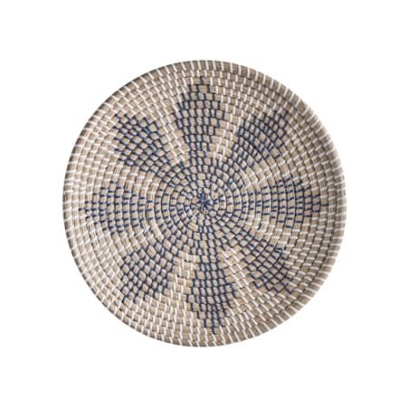 Zestaw 5 dekoracji ściennych z trawy morskiej wielokolorowy SONLA