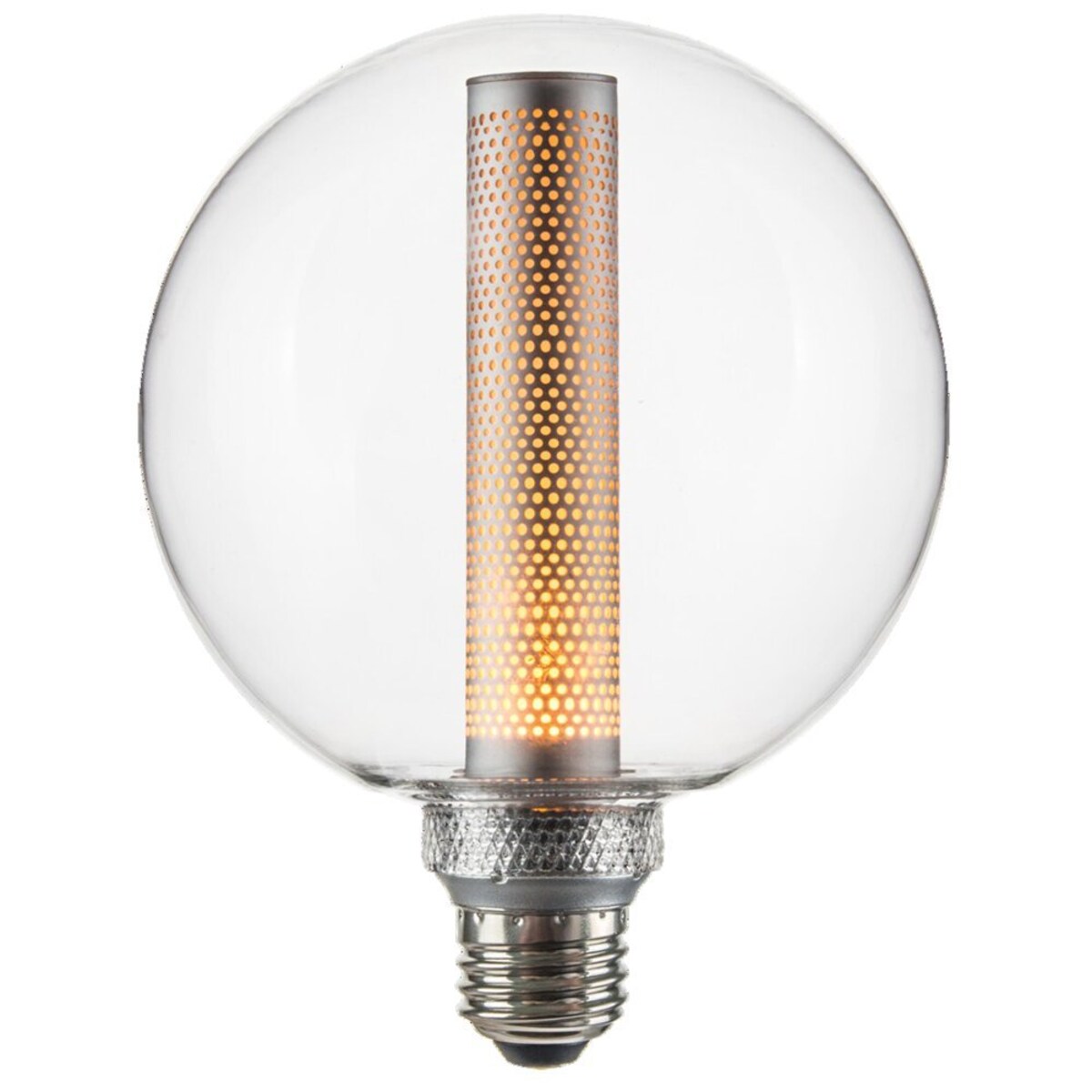 Dekoracyjna żarówka LED E27 G125 3W 1800K Filament Rabalux 79027 przezroczysta, ultraciepła biel, 330°