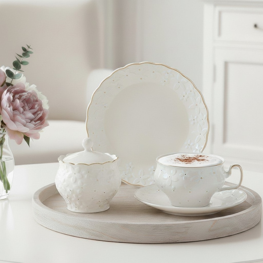 VILLA ITALIA Cukiernica porcelanowa 10,5 cm FIORELLA