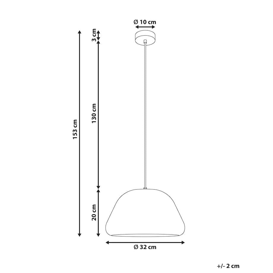 Lampa wisząca JOKU Metal Jasnobeżowy