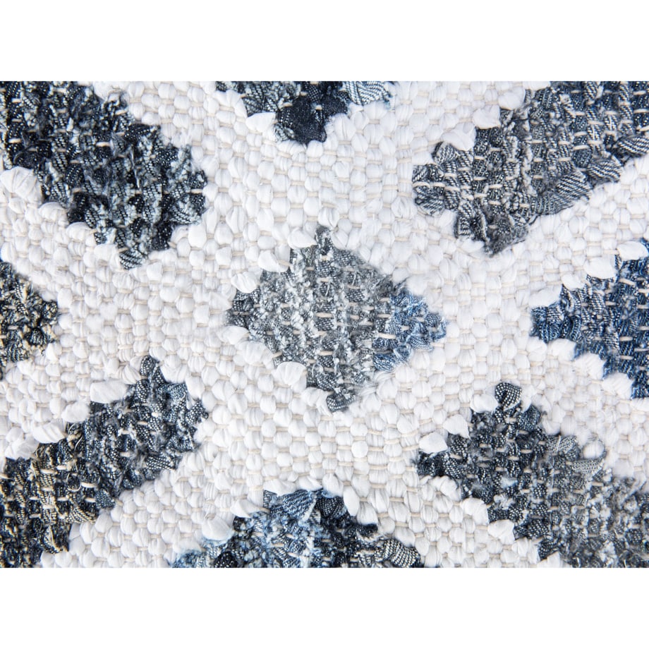 Dywan bawełniany 140 x 200 cm niebieski ADIYAMAN