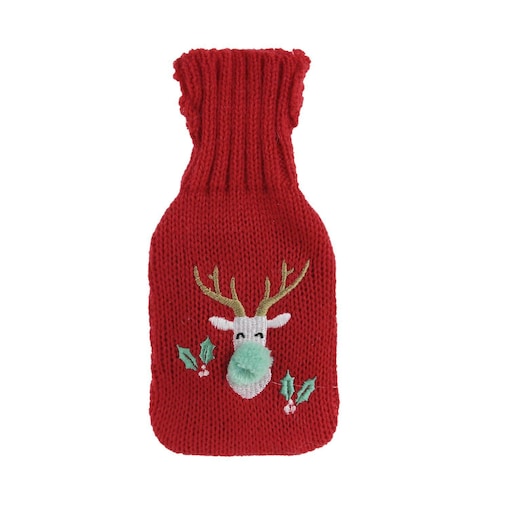 TERMOFOR do rąk Renifer czerwony DZIANINOWY POKROWIEC