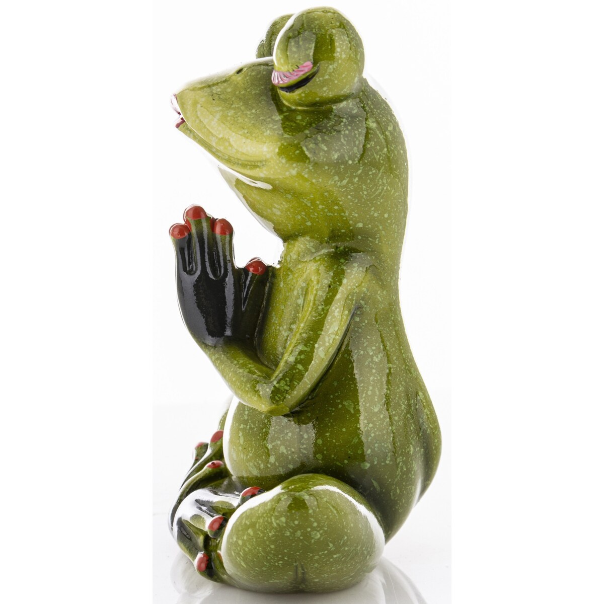 Dekoracja - żaba joginka 14,5x15,5x7 cm JOGA