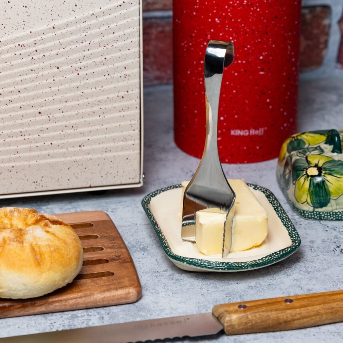 Nóż do cięcia skrobania i smarowania masła KINGHOFF