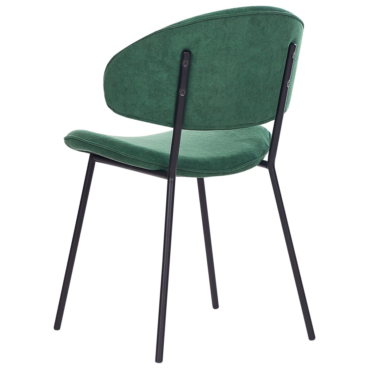 Zestaw 2 krzeseł do jadalni zielony KIANA