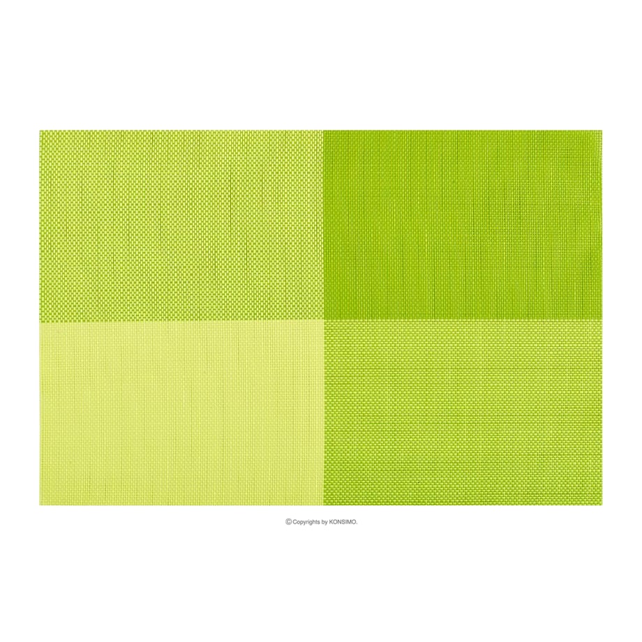 Konsimo LARUS Zestaw podkładek 4szt., zielony