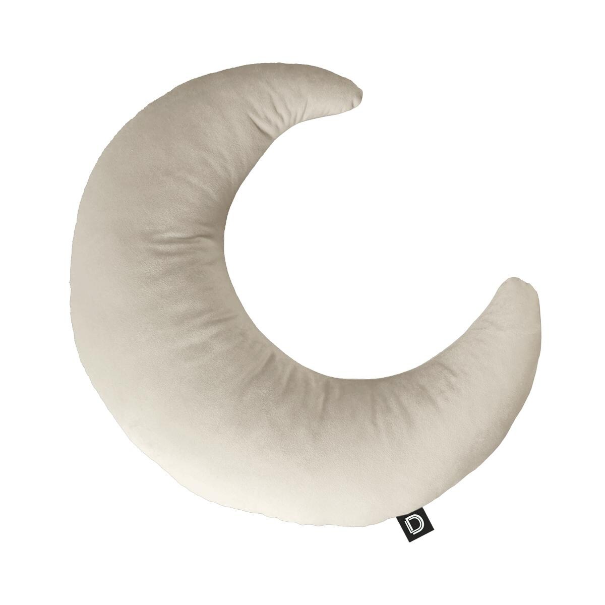 Poduszka księżyc VELVET VE2250 | kremowy