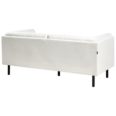 Sofa dla 2 osób VORGOD Boucle Złamana biel