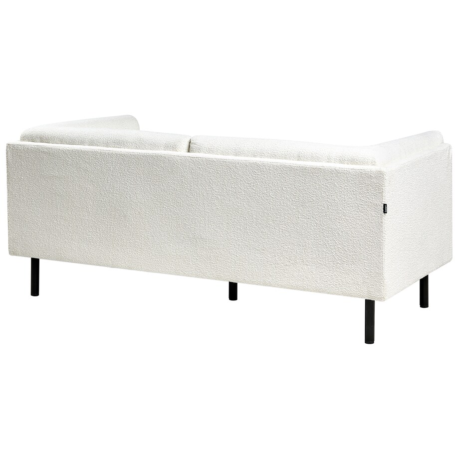 Sofa dla 2 osób VORGOD Boucle Złamana biel