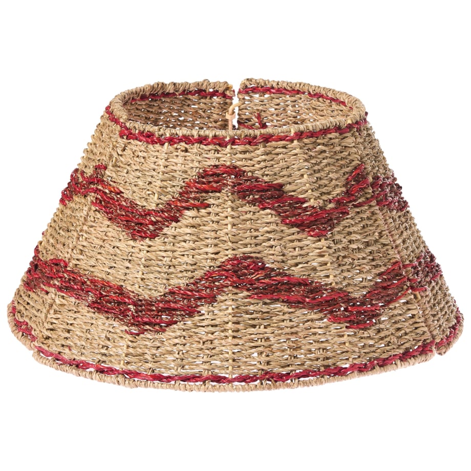 Osłonka pod choinkę HIVER Trawa morska Czerwony 43 cm