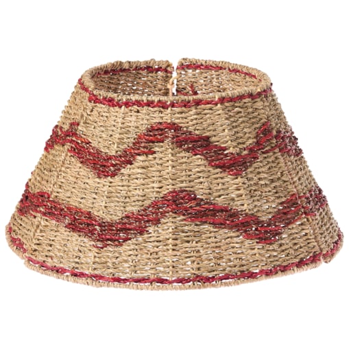 Osłonka pod choinkę HIVER Trawa morska Czerwony 43 cm