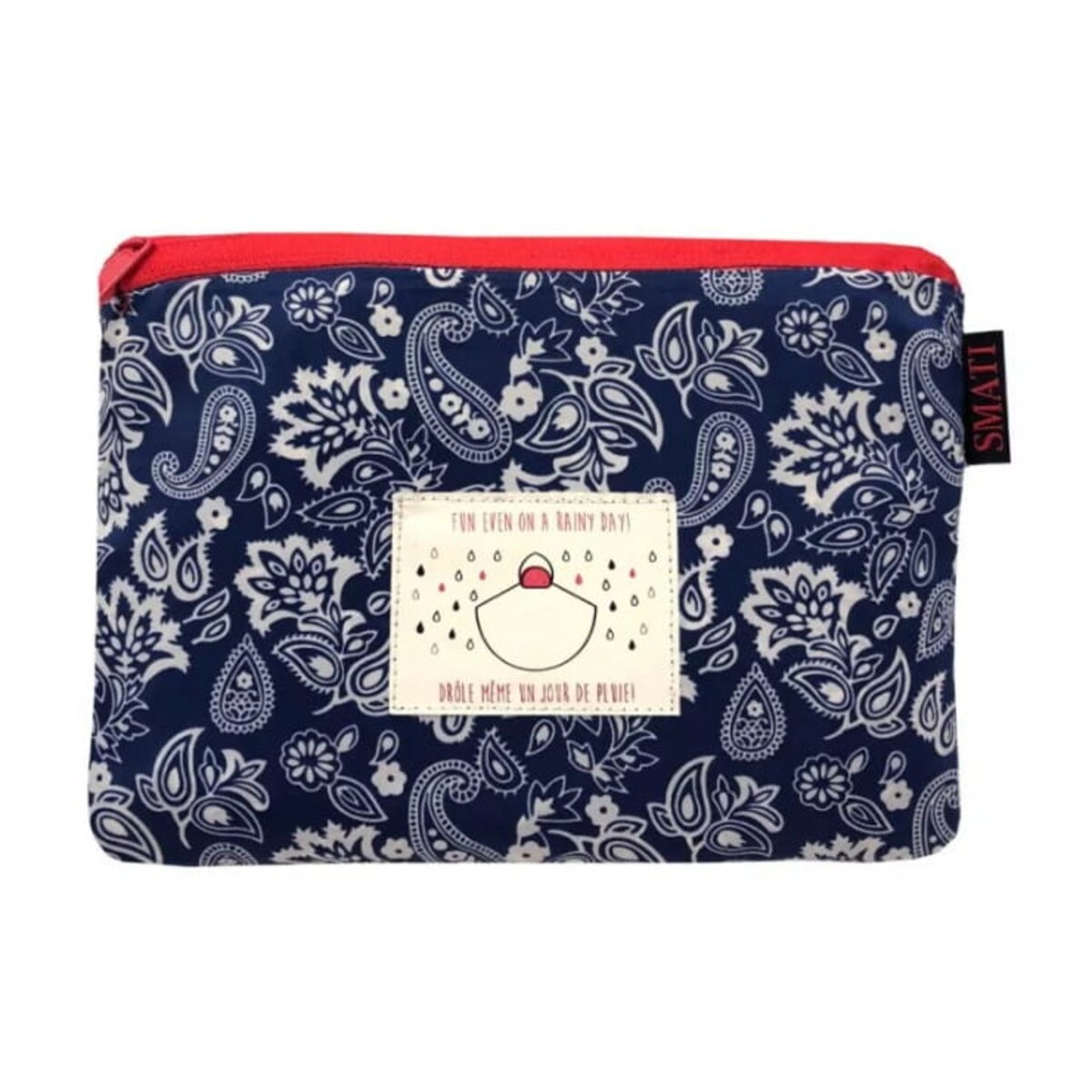 Peleryna przeciwdeszczowa Poncho Paisley Blue