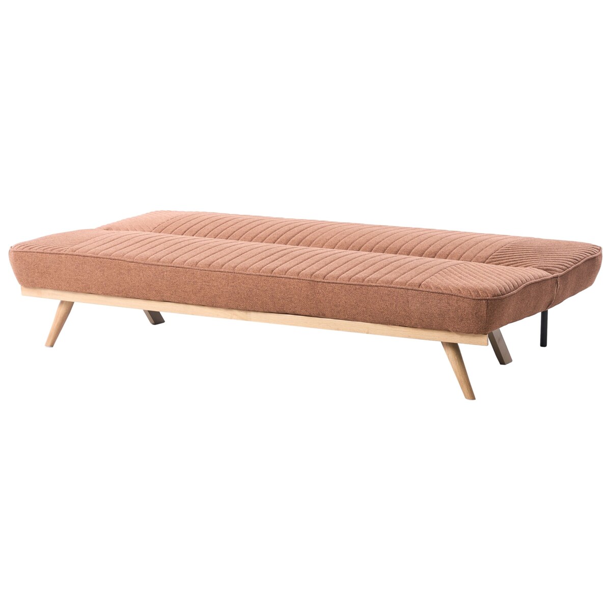 Sofa rozkładana dla 2 osób KALFAFEL Złoty brąz