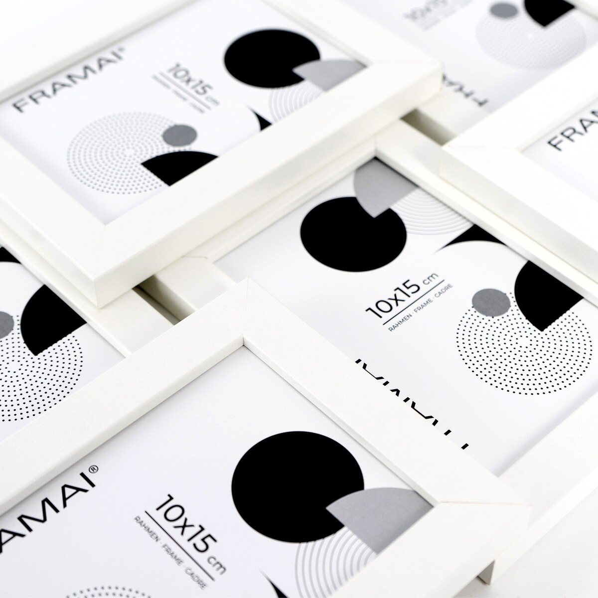 Multirama ramka na zdjęcia 6 zdjęć. Biała multirama na sześć zdjęć 10x15 cm Ramka na zdjęcia 6 w 1 MULTI HEN S FRAMAI®