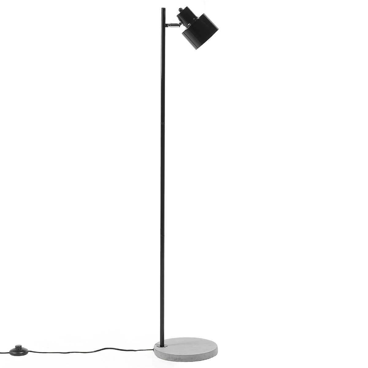 Lampa podłogowa CORBONES Regulowana Metal Czarny