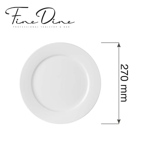Talerz płytki Pure Bianco, 270mm