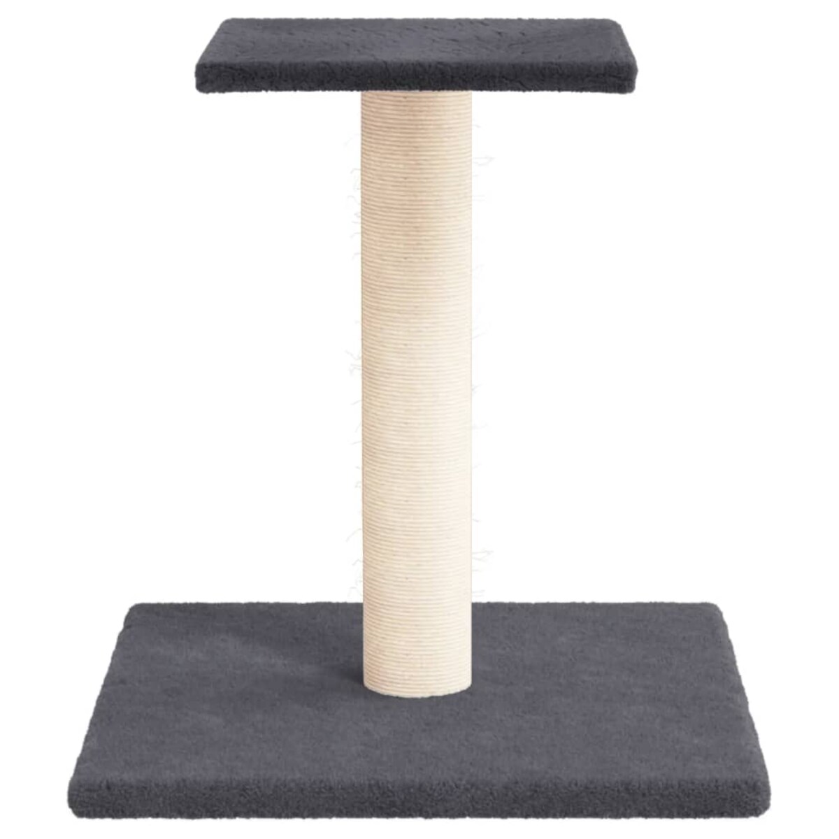 vidaXL Drapak dla kota z platformą, ciemnoszary, 38 cm