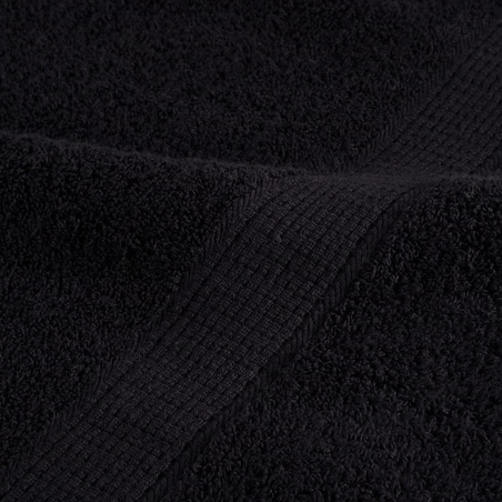 vidaXL 8-częściowy zestaw ręczników premium SOLUND, czarny, 600 g/cm²