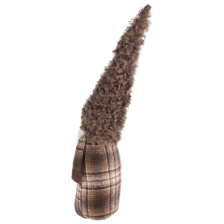 Zestaw 3 dekoracji świątecznych NAKKILA 51/55/66 cm Krasnal Brązowy