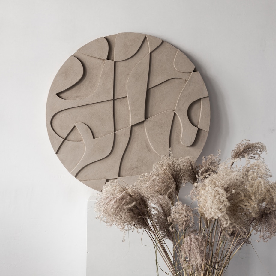 Relief Płaskorzeźba ścienna Botanica II Ladnini