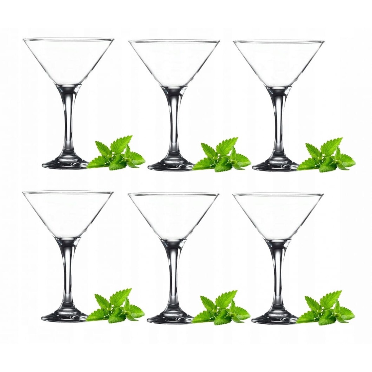 Zestaw Kieliszków do Drinków martini Szampana Koktajlu 150 ml 6 sztuk