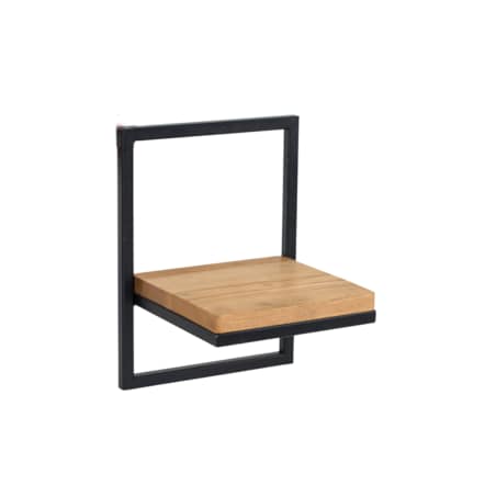 Kwietnik na Ścianę Ścienny Półka Loft Wiszący Czarny Dąb Półka na Kwiaty