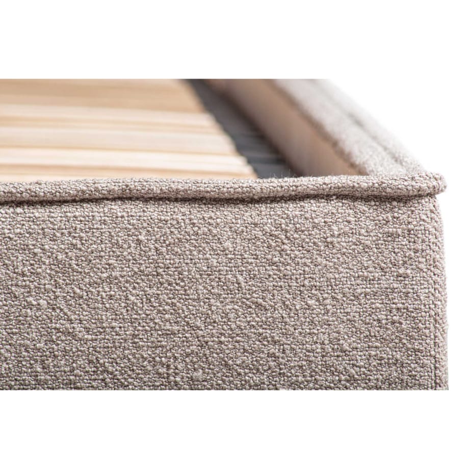 Łóżko Hage (180x200) z pojemnikiem na pościel w tkaninie Angola 09