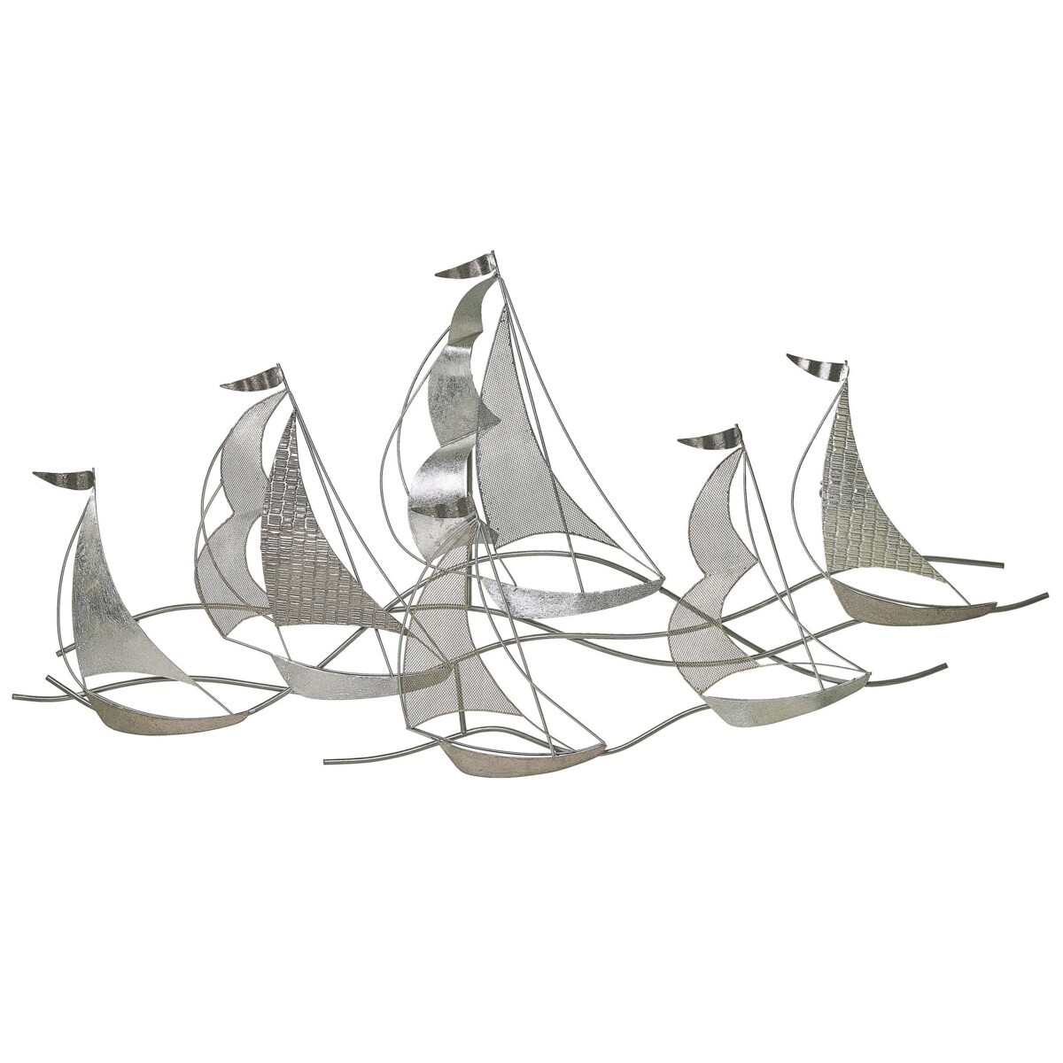 Dekoracja ścienna srebrna AMERICIUM