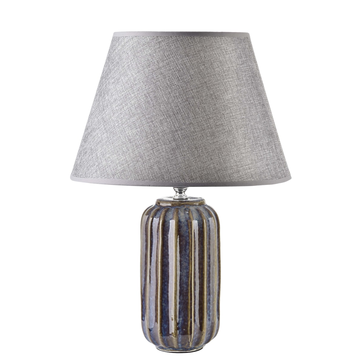 LETI GREY Lampa stołowa 10x10x41cm