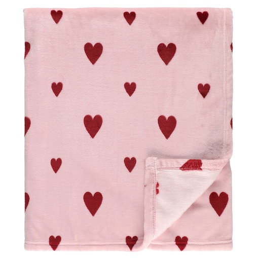 Koc polarowy 130x160 cm TULU różowy