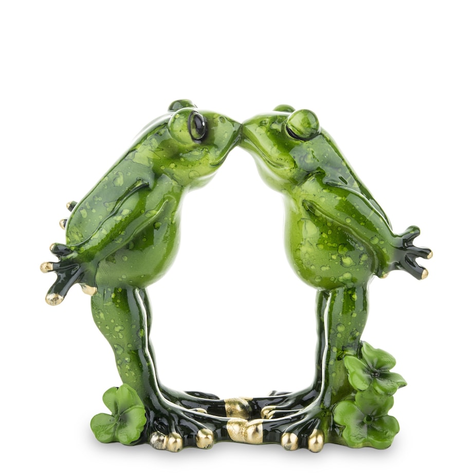 Dekoracja - żabki 10,5x12,5x6 cm KISS ME