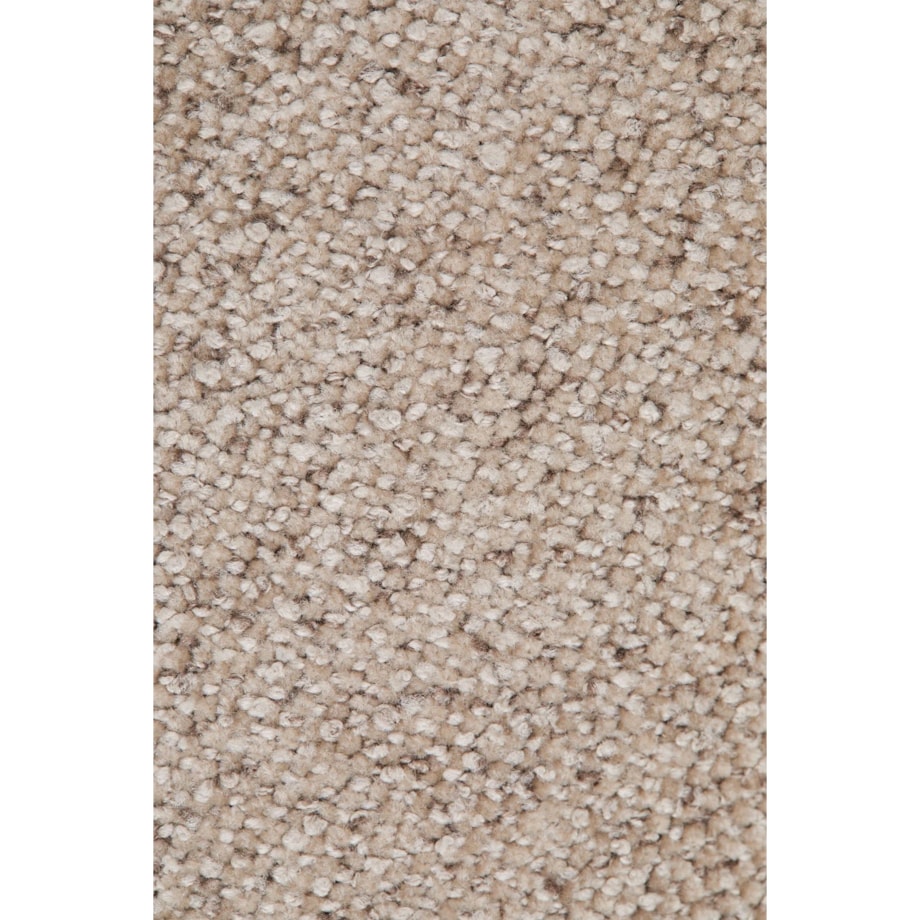 Fotel z tkaniny szenilowej Jolie, ciemne drewno, kawa z mlekiem