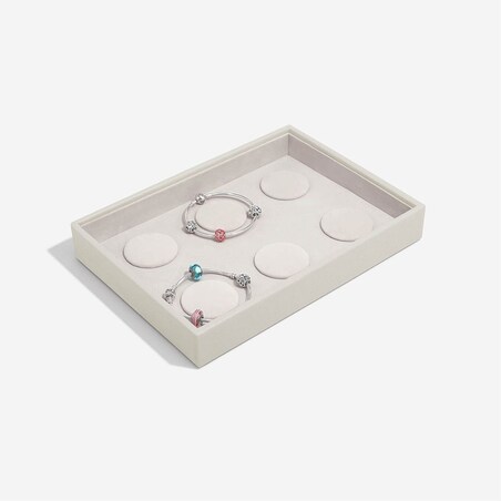 Szkatułka na bransoletki charms Stackers classic jasnobeżowa