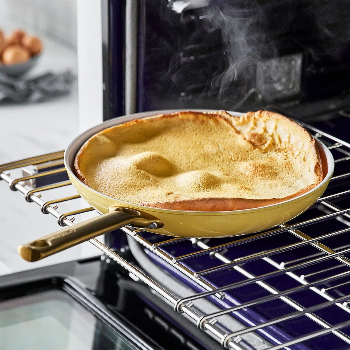 Patelnie ceramiczne PADOVA 20 i 28 cm Sunshine Yellow / GreenPan