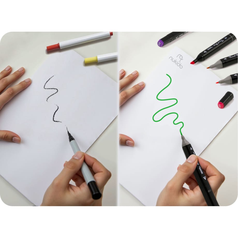 Mata edukacyjna do malowania Ricokids + markery dwustronne 80szt