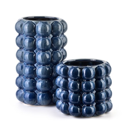 VALA BLUE Wazon 16x16xh26,5cm