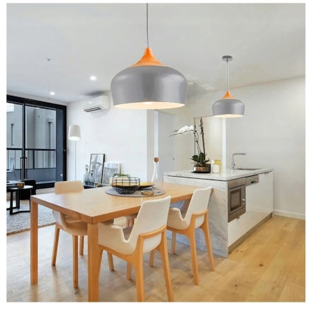 Lampa Wisząca Nowoczesna Bari Drewno Duża Black