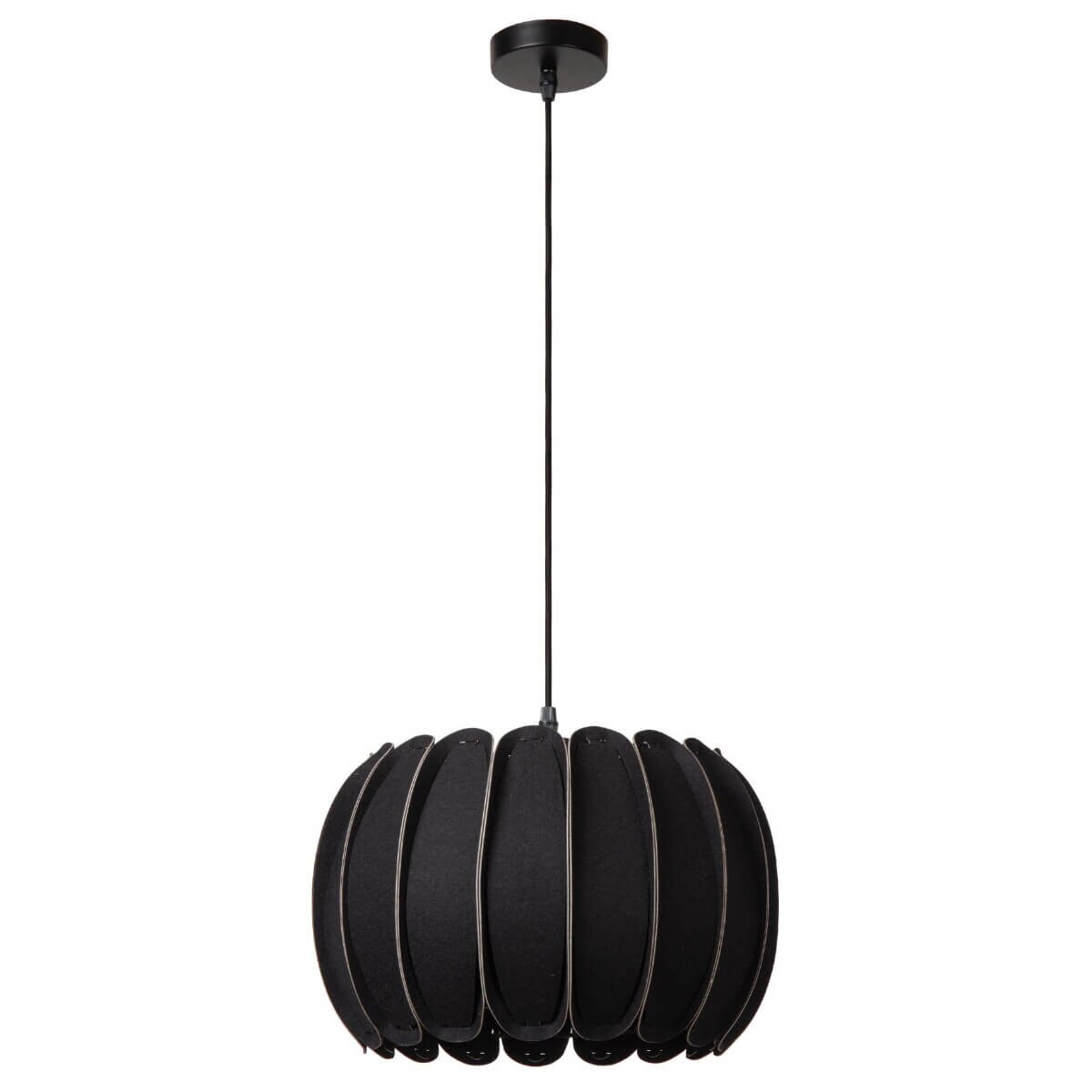 Lampa wisząca filcowa Spencer 34445/30/30 Lucide do salonu czarna