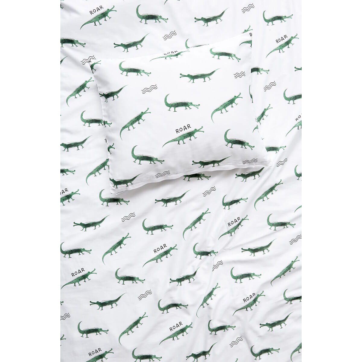 Poszewka Krokodyle 50 x 70 cm