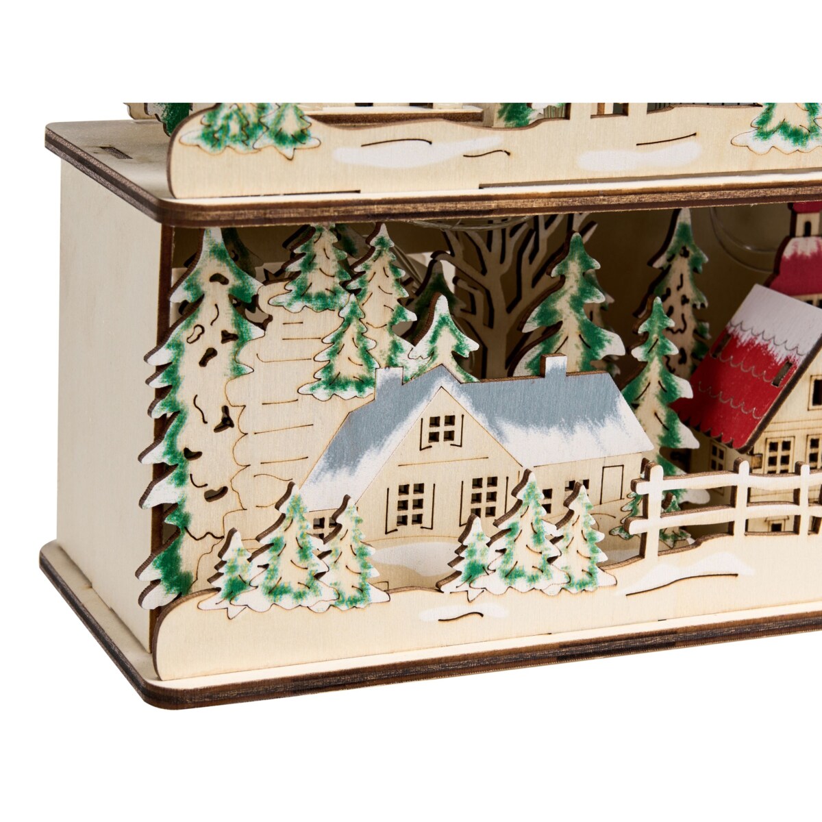 Dekoracja świąteczna LED BOLKESJO 39 cm Jasnobrązowy