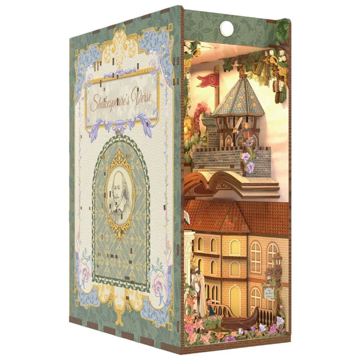 Miniaturowy domek Book Nook - Romeo i Julia - miłość świata - Tonecheer