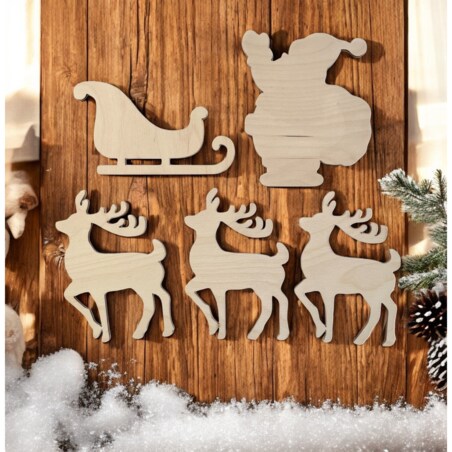 Zestaw kreatywny ZAPRZĘG św. MIKOŁAJA ozdobne pudełko PREZENT świąteczny