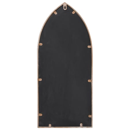 vidaXL Lustro ogrodowe, piaskowe, 70x30 cm, żelazne